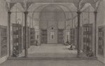  : Bibliothèque du sultan ʿAbd al-Hamîd I (I. Mouradgea d'Ohsson, Tableau général de l'Empire othoman, divisé en deux parties, dont l'une comprend la législation mahométane ; l'autre, l'histoire de l'Empire othoman, vol. I (Paris, 1787), pl. 23) {JPEG}