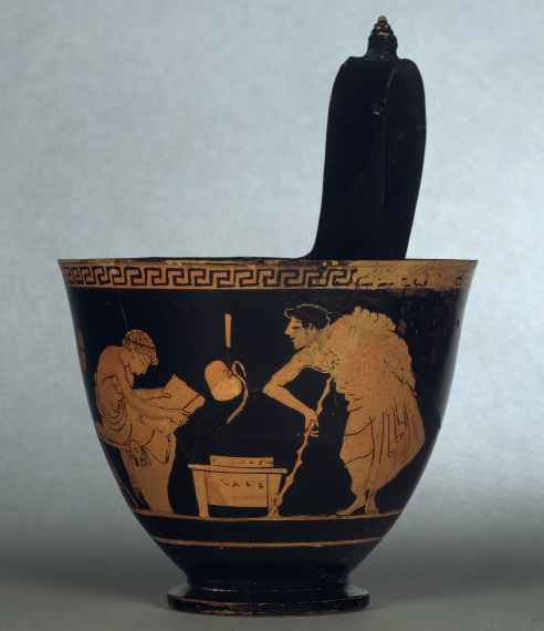 Fig. 3 :{Kyathos} d'Onesimos (Berlin F 2322).